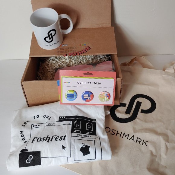 Poshfest 2020 Other - Poshfest 2020 Swag Box Mug Tote T-Shirt Med